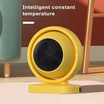 Небольшой обогреватель помещений Высокая мощность Plug-and-Play Энергоэффективный компактный размер Защита от перегрева Настольный нагревательный вентилятор EU Plug серый