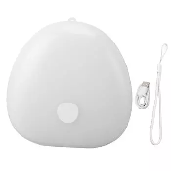 Небольшой прикроватный ночник с умной сенсорной зарядкой, портативный ночник с регулируемой яркостью для салона красоты, белый