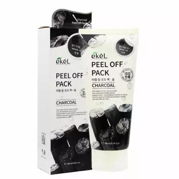 Небрендированная упаковка Ekel Peel Off Pack Charcoal 180 мл, без отдельных предметов, 1 шт.