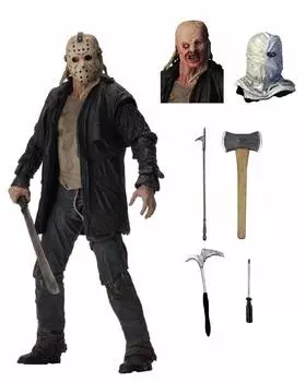 NECA Пятница 13-е 2009 Ремейк Джейсон Вурхиз Ultimate 7 Inch Action 2019 ПЯТНИЦА 13-Е 2009 ULTIMATE ДЖЕЙСОН ВУРХИЗ Товары из фильмов ужасов
