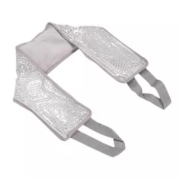 Neck Ice Pack Hot Cold Compress Gel Pack Cooling Gel Ice Pad Bag for Neck Pain ReliefGrey серый