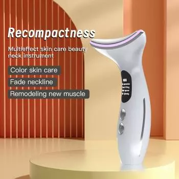 Neck Lift Instrument Phototherapy Introducer Light Pattern Household Beauty Instrument Facial Firming Rejuvenation
