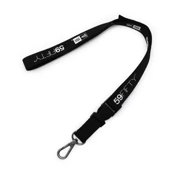 Neck Strap SIZING LANYARD BLACK NECK STRAP Lanyard Black Lanyard Accessory ACCESSORY GOODS Goods Accessories Free [New Era] (JP, Alphabet, Size,