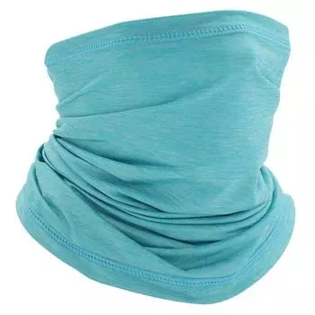 Neck Tube Scarf Elastic Light Weight Moisture-wicking небесно-голубой