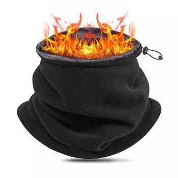 Neck warmer for men and women model in Neck cold and autumn and heat brushed extreme with adjustable neck commuting to [Seefox] [Popular 2024] warmer,