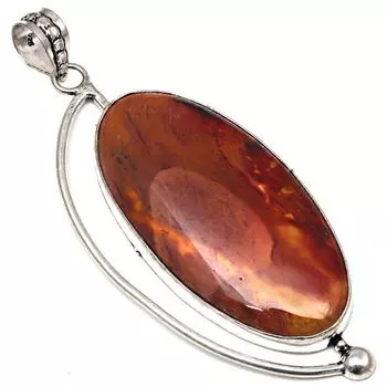 Necklace Designer Jasper Gemstone Gift For Her Silver Jewelry 2.75