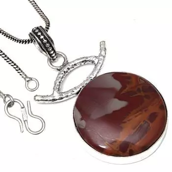 Necklace Designer Jasper Gemstone Handmade Antique Jewelry 2.75