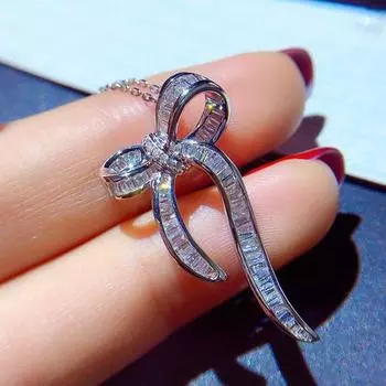 Necklace Inlaid Diamond Womens Necklace Diamond Jewelry Necklaces Popular