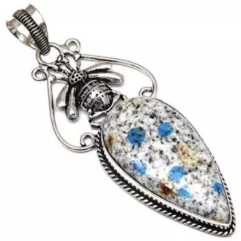 Necklace K2 Jasper Gemstone Handmade Gift For Her Silver Jewelry 3