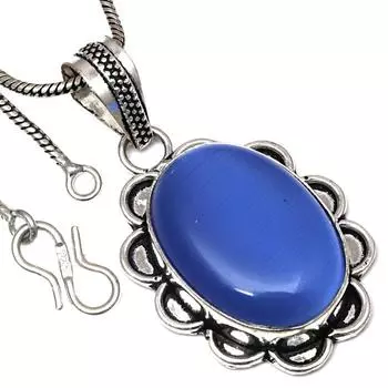 Necklace Monalisha Gemstone Handmade Antique Silver Jewelry 2