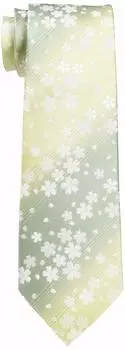 Necktie Eternal Beauty Nishijin Woven Tie Mint Green Sword Width Length 142cm [Fortuna Tokyo] 24. FT-T24MGN 7.5cm, Approx.