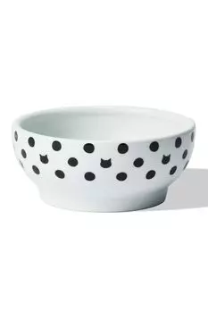 Necoichi Happy Dining миска для кошачьего корма без ножек, точек и мытья в микроволновке в посудомоечной машине