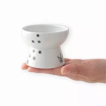Necoichi Happy Dining миска для кошачьего корма с рисунком Petit Cat Snack Ножки для микроволновой печи, пригодные для мытья в посудомоечной машине, (Старая пластина), &