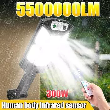 Недавно модернизированный солнечный светильник, супер яркий уличный солнечный светильник, садовый светильник с индукционным водонепроницаемым уличным фонарем, садовый фонарь