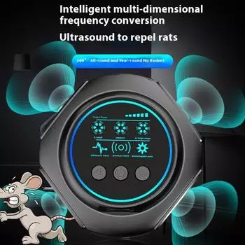 Недавно модернизированный ультразвуковой отпугиватель комаров «четыре в одном», отпугиватель мышей, отпугиватель мышей, отпугиватель на 360 градусов USB белый