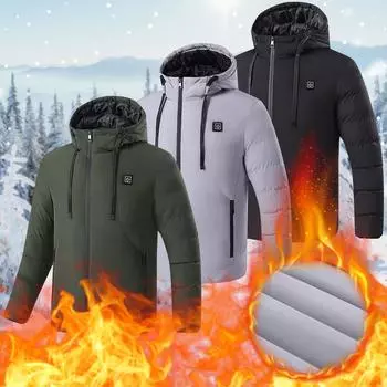 Недавно модернизированный жилет с двойным управлением 4, интеллектуальное электрическое нагревательное пальто с постоянной температурой M