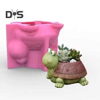 Недеформируемая форма для цветочного горшка, термостойкая, полезные поделки, силиконовая форма для изготовления цветочного горшка, мыла розы красного