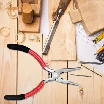 Плоскогубцы с игольчатыми носами Клеммы для обжима Инструмент для изготовления ювелирных изделий Электрический зажим Инструмент для самостоятельного распыления Плоскогубцы с острыми носами