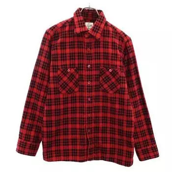 Needles made in Japan Check Pattern Long sleeve Flannel shirt M Men s Used