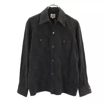Needles Made in Japan Wool Blend Long sleeve Open collar shirt Men s Used
