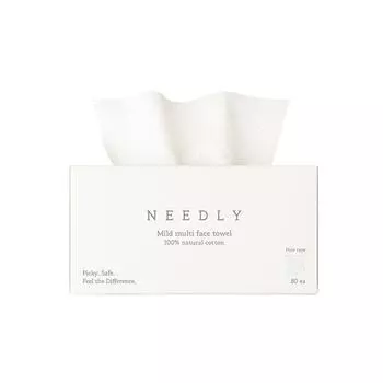 NEEDLY Мягкое многофункциональное полотенце для лица 80 шт.