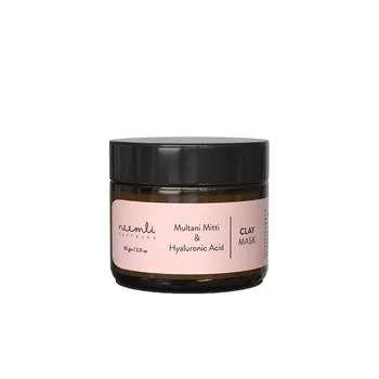 Neemli Naturals Multani Mitti & Глиняная маска с гиалуроновой кислотой для сияющей кожи 2 унции 2 Ounce