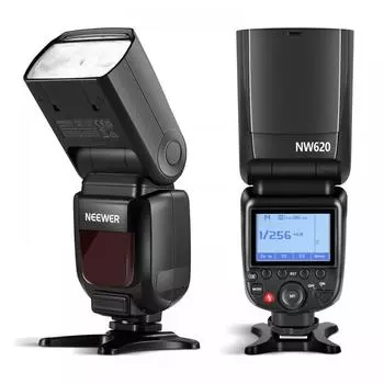 Neewer Nw620 76w Gn60 Lcd 20 200 Speedlight Flash с дисплеем стробоскопа M Multi S1s2