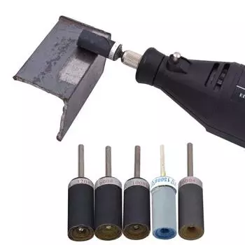 Нефритовая фарфоровая полировальная палочка, наждачная бумага для снятия заусенцев, лепестковый круг, шлифовальная головка 600 Grit