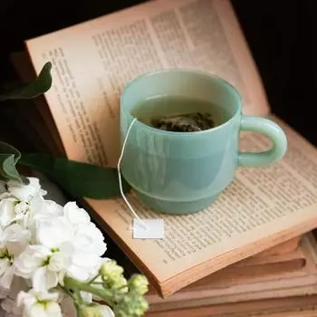 Нефритовая стеклянная кружка Ретро зеленое стекло Высокое боросиликатное стекло Термостойкие чайные чашки Стеклянная кофейная кружка Посуда для питья молока и воды слоновая кость