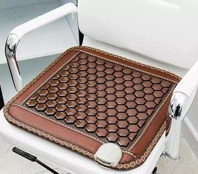 Нефритовый турмалиновый термостат, матрас-массажер, подушка для сидения с умным таймером, пульт дистанционного управления, инфракрасная нагревательная терапевтическая подушка 110 V