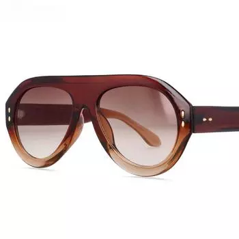 Негабаритные солнцезащитные очки, модные женские брендовые солнцезащитные очки, солнцезащитные очки UV400, винтажные очки Leopard