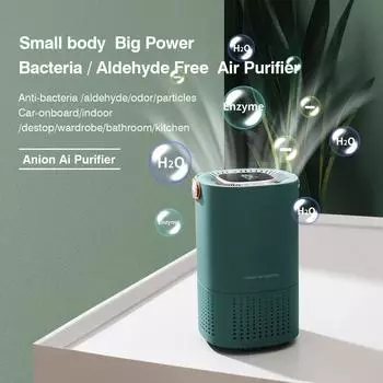 Negative Lon Generator Filter Car,Home Appliance Purificad,Portable Air Purifier белый