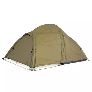 neGla Мотоциклетная палатка для 2 человек с закрытым внутренним пространством, широкая передняя комната, легкая и компактная, MAEHIRO DOME DUO, цвет лесной хаки 49665 [Daytona]