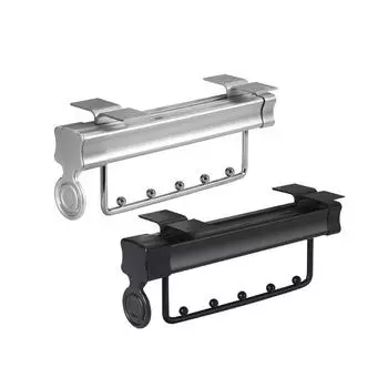 Неглубокий шкаф Вешалка для одежды Телескопическая верхняя подъемная вешалка для хранения Продольная установка с бесшумными направляющими Monorail 260mm