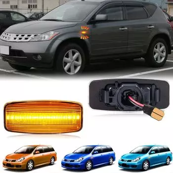 NEIFILES Skyline gt-r R34 Murano z50 Side Marker LED Presage U31 Tiana J31 Wing Clear