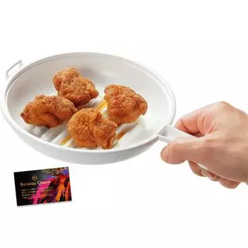 NEIGHBOR CLOWN Microwave de Karaage can make fried chicken in the cooking Cooker Cooking supplies Living alone Living alone Made in Japan RC sticker белый