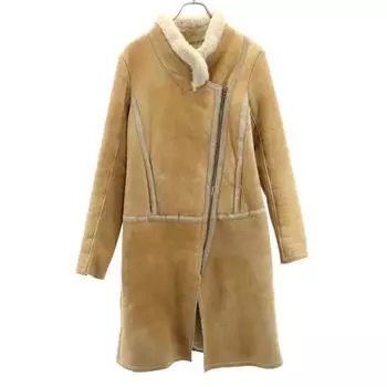 NEIL BARRETT Made in Romania Leather coat L beige Women Used