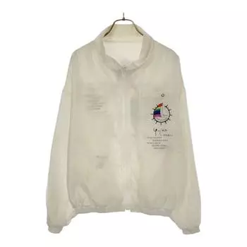 неиспользованная куртка из нейлона с принтом YUJIRO ISHIHARA, двусторонняя, S, с биркой, ветровка, мужская, б/у