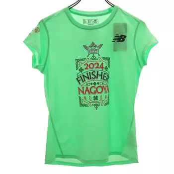 неиспользованная НОВАЯ МАЙКА NEW BALANCE 2024 Nagoya Women s Marathon с рукавами-крылышками, женская, б/у