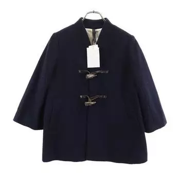 неиспользованный fairnark Сделано в Японии Шерстяная смесь рукав 7 минут Куртка без цвета Женская Б/У