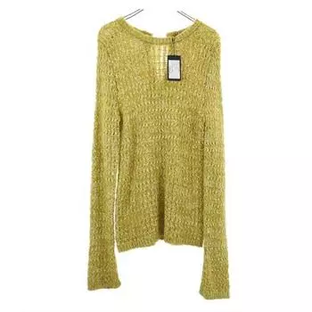 неиспользованный свитер из трикотажа с длинным рукавом из шерстяной смеси Muller 38 от yoshiokubo Женский Б/у