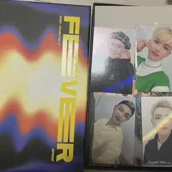 Неизданный альбом фотокарточек Ateez Hongjoong