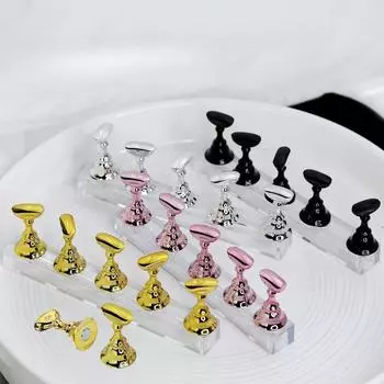 Нейл-арт японский тот же шахматный держатель для пластины для ногтей дисплей акриловая основа для практики стойка дисплей доска коробка