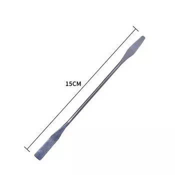 Нейл-арт Тени для век Крем Палочка для перемешивания Нержавеющий металл Инструмент для перемешивания геля Шпатель Игла Аксессуары для ногтей и Инструменты для смешивания пигментов серебряный
