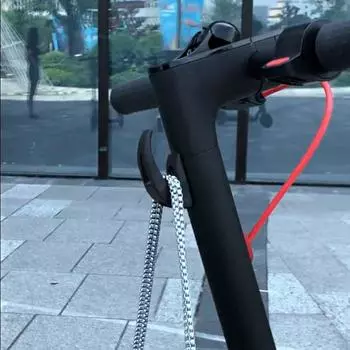 Нейлон для электрического скутера M365, передний крючок, вешалка, ручка для сумки на шлем (черный)