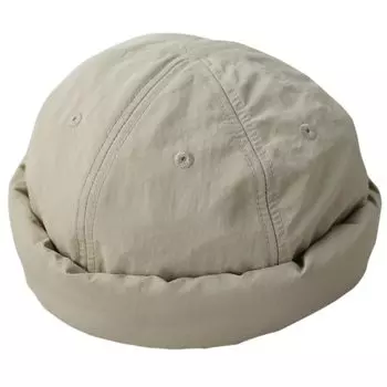 Нейлоновая кепка-ролл без рыболовного провисания, круглая, глубокая, матросская, нейлоновая, бежевая [Reck Hatter] Шляпа, козырек, кепка, кепка, мужская кепка, размер, кепка, весна, лето, осень, бежевый