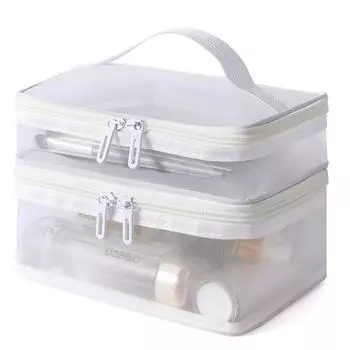 Нейлоновая косметичка Сетчатые прозрачные сумки для хранения Новые органайзеры для косметики Путешествия