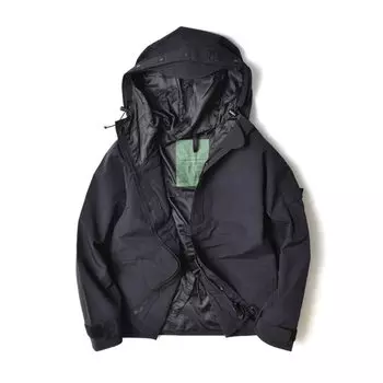 Нейлоновая куртка верхняя одежда [Хьюстон] мужская (Американская повседневная/военная куртка/водоотталкивающая) (Размер M/черный) чёрный
