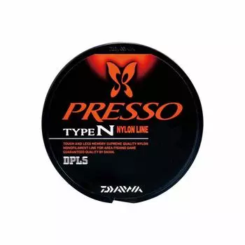 Нейлоновая леска DAIWA Presso 100 м, тонкая, оранжевая, TYPE-N, 3 фунта.