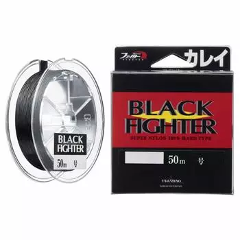 Нейлоновая леска YAMATOYO Black Fighter 50 м 14 50 фунтов, цвет черный № чёрный